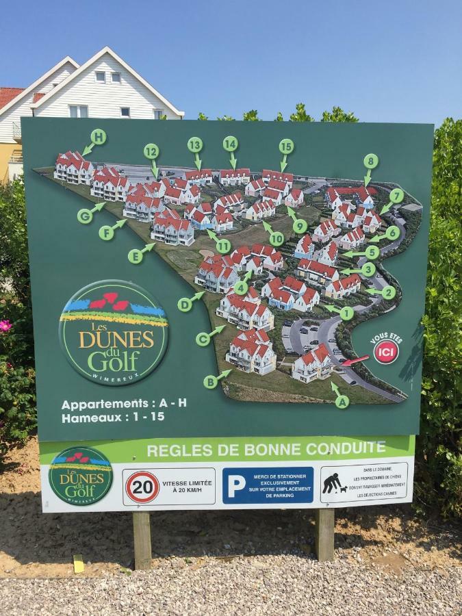 Les Dunes Du Golf First Line Sea View App Block B 1-3 Apartment Wimereux Exterior photo